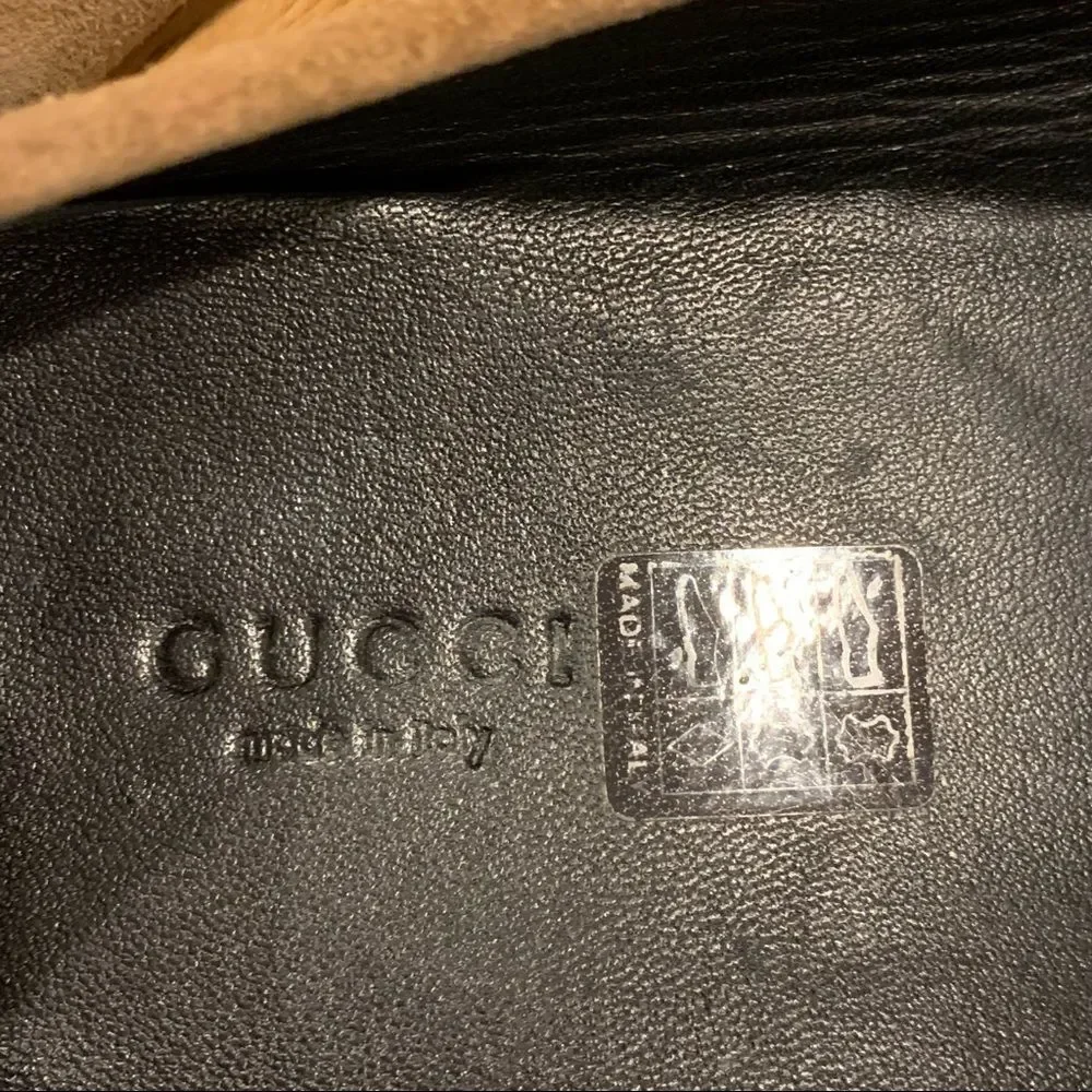 Gucci Sachalian Sport Khaki Suede Driving Loafers‎ 7.5 Men’s